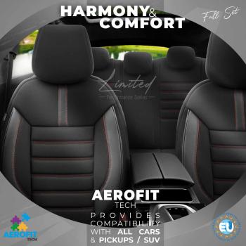 Auto Sitzbezug Set Universal Vorne und Hinten Komfortabel Komplett Set